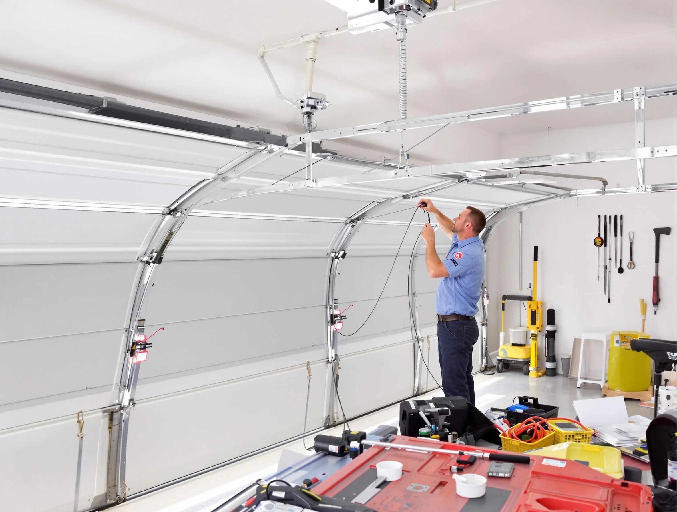 Garage door cable repair service by Buffalo Grove Garage Door Repair in Buffalo Grove