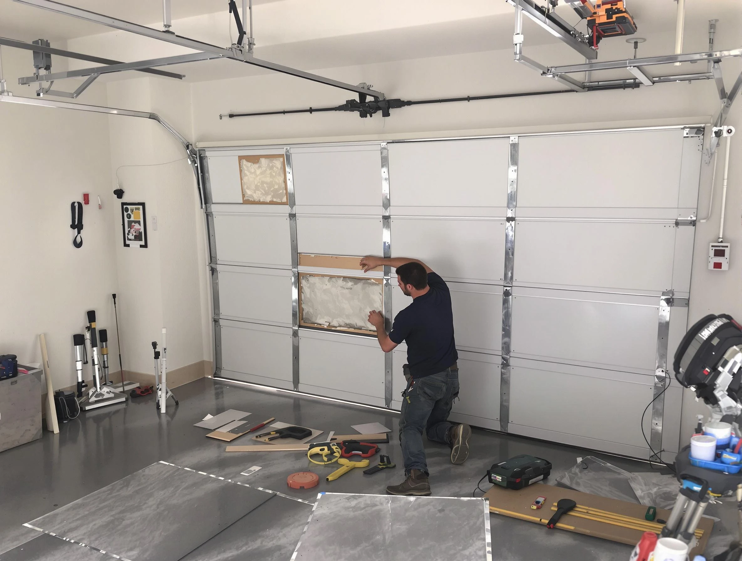Garage Door Panel Repair in Buffalo Grove