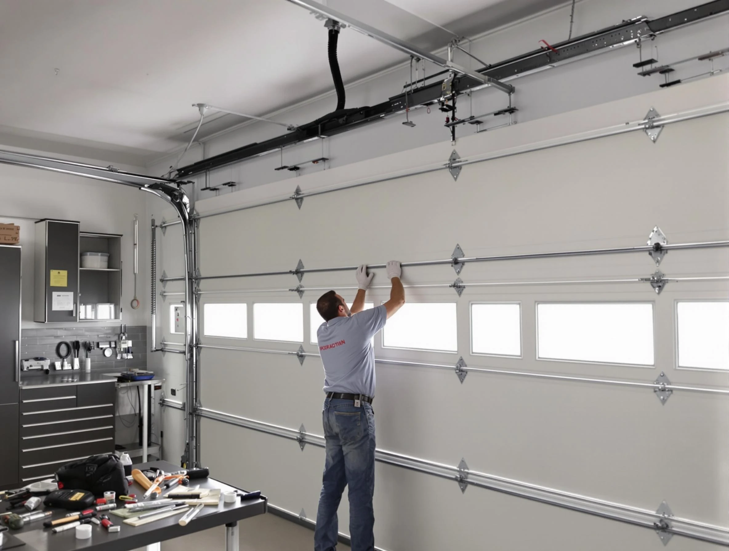 Garage Door Track Repair in Buffalo Grove