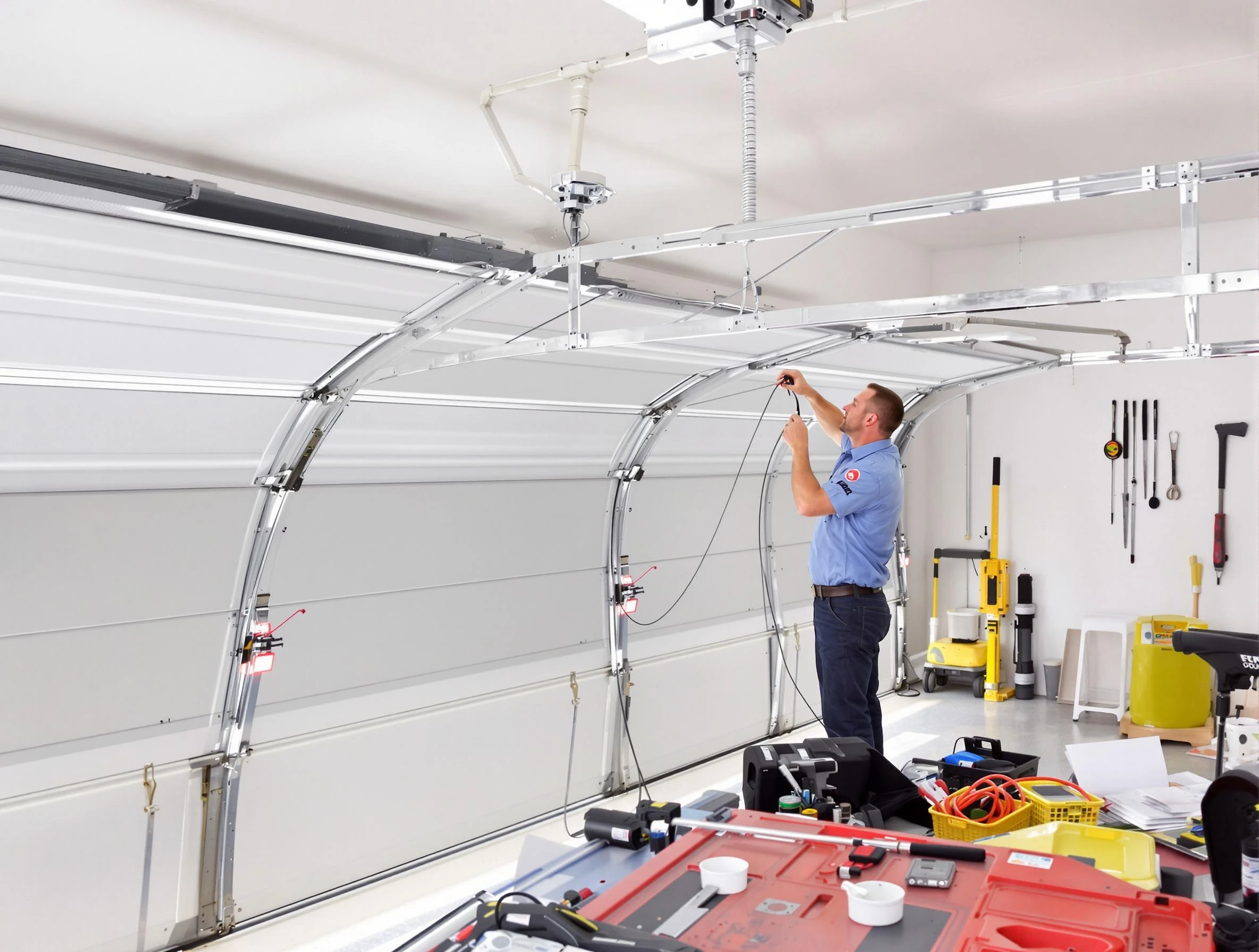 Garage door cable repair service by Buffalo Grove Garage Door Repair in Buffalo Grove