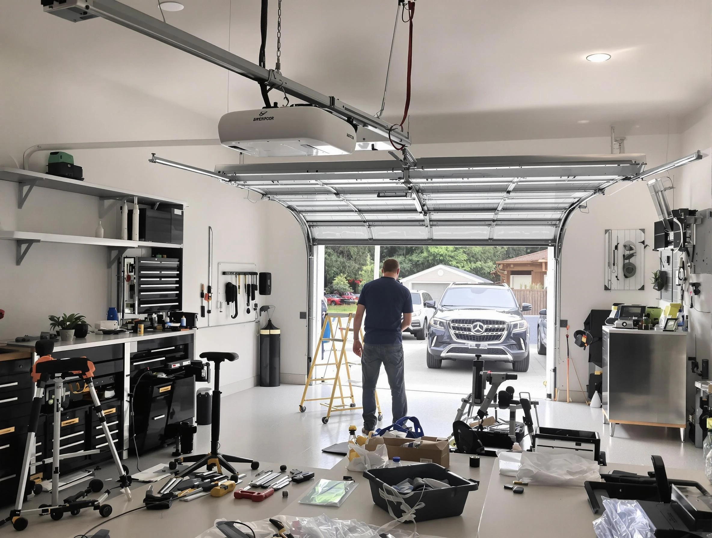 Garage door opener installation by Buffalo Grove Garage Door Repair in Buffalo Grove