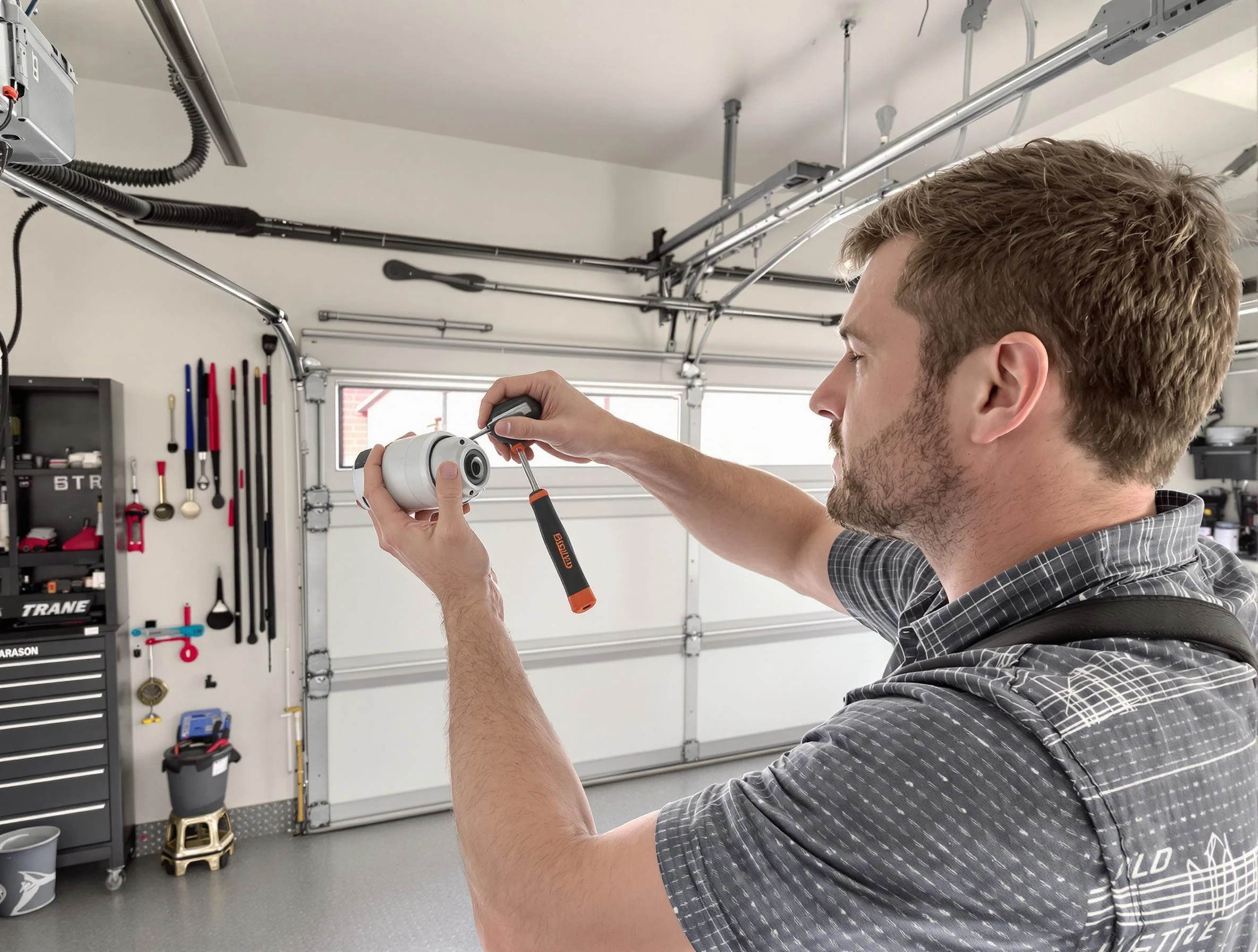 Garage door opener repair service by Buffalo Grove Garage Door Repair in Buffalo Grove