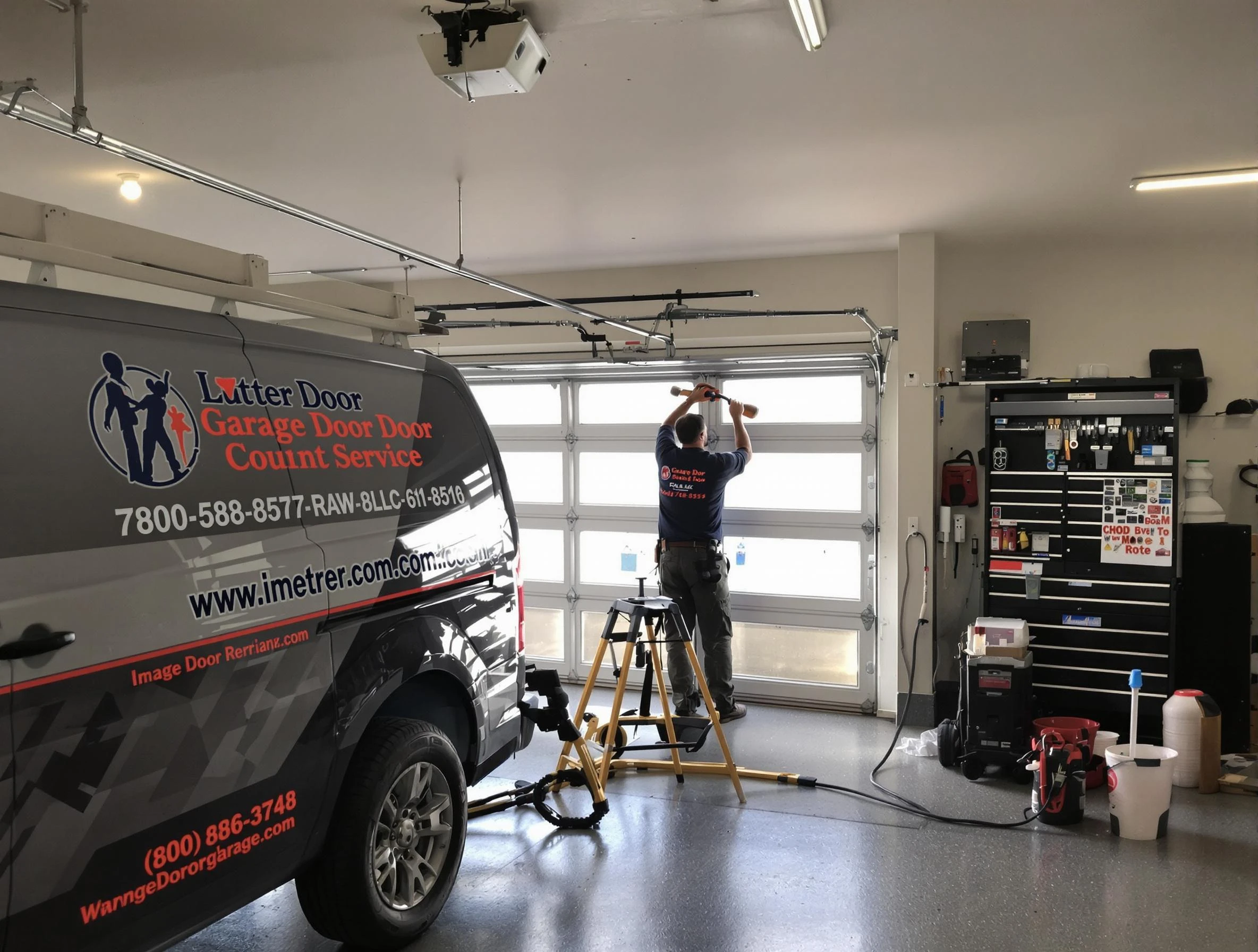 Buffalo Grove Garage Door Repair rapid response team performing same-day repair in Buffalo Grove